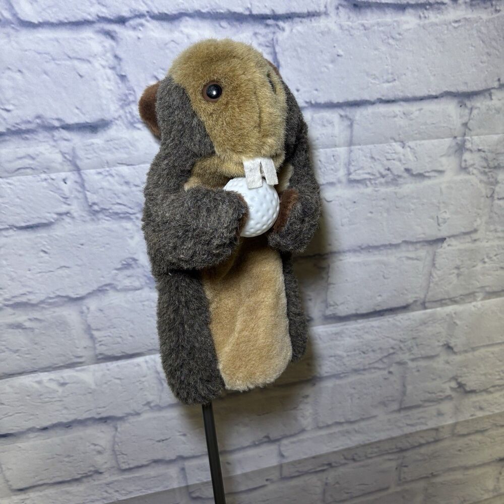 Caddyshack Plush Gopher Golf Club Head Cover Groundhog Golfing Golf Course - Picture 7 of 7
